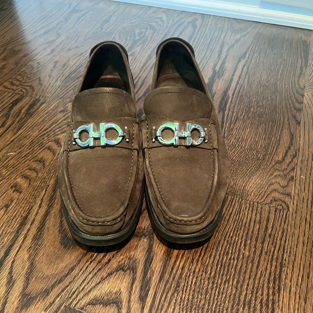 Salvatore Ferragamo suede shoes